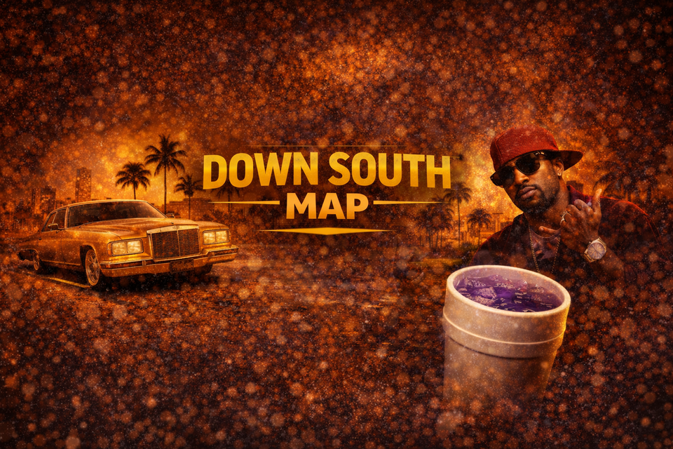 Down South Movement Map