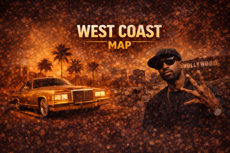West Coast Movement Map